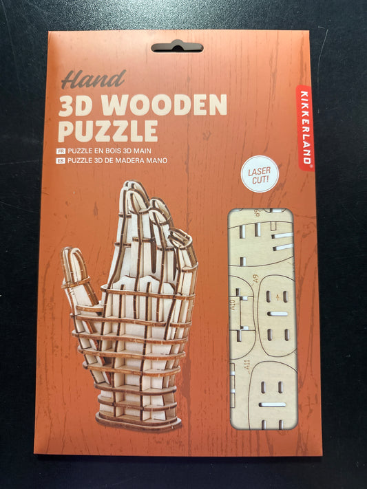 3D púsluspil - hönd