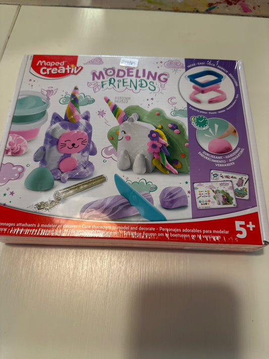 Leirsett Maped Creative - kisa og einhyrningur